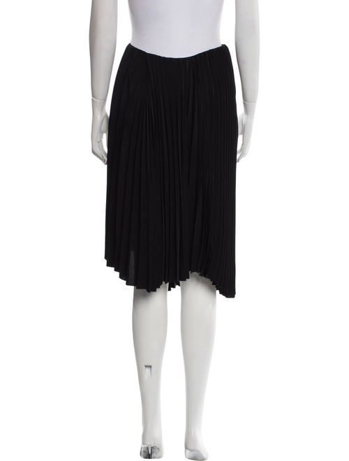 Saint Laurent Pleated Accents Knee-Length Skirt