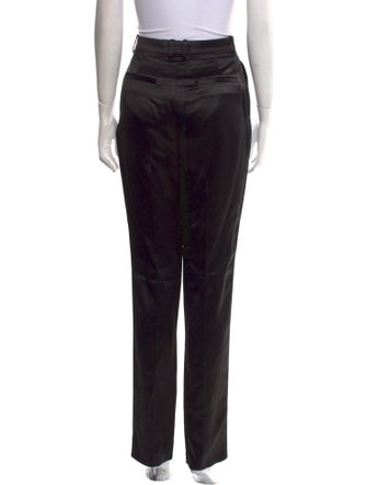 Saint Laurent Silk Straight Leg Pants