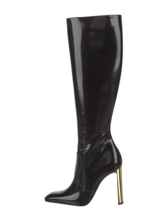 Saint Laurent Patent Leather Boots