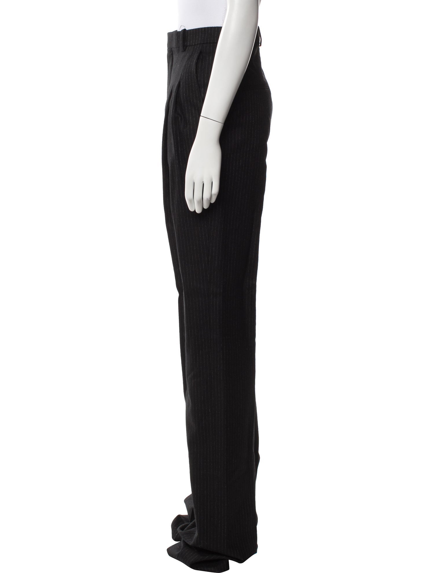 Saint Laurent Wool Wide Leg Pants