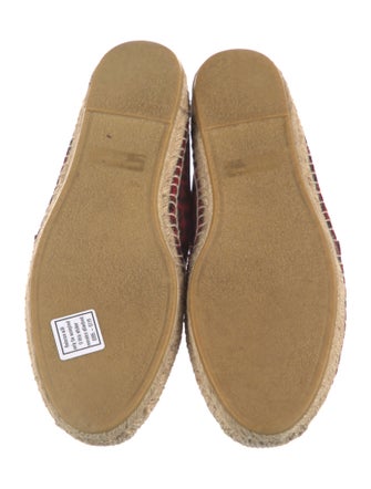 Saint Laurent Suede Animal Print Espadrilles