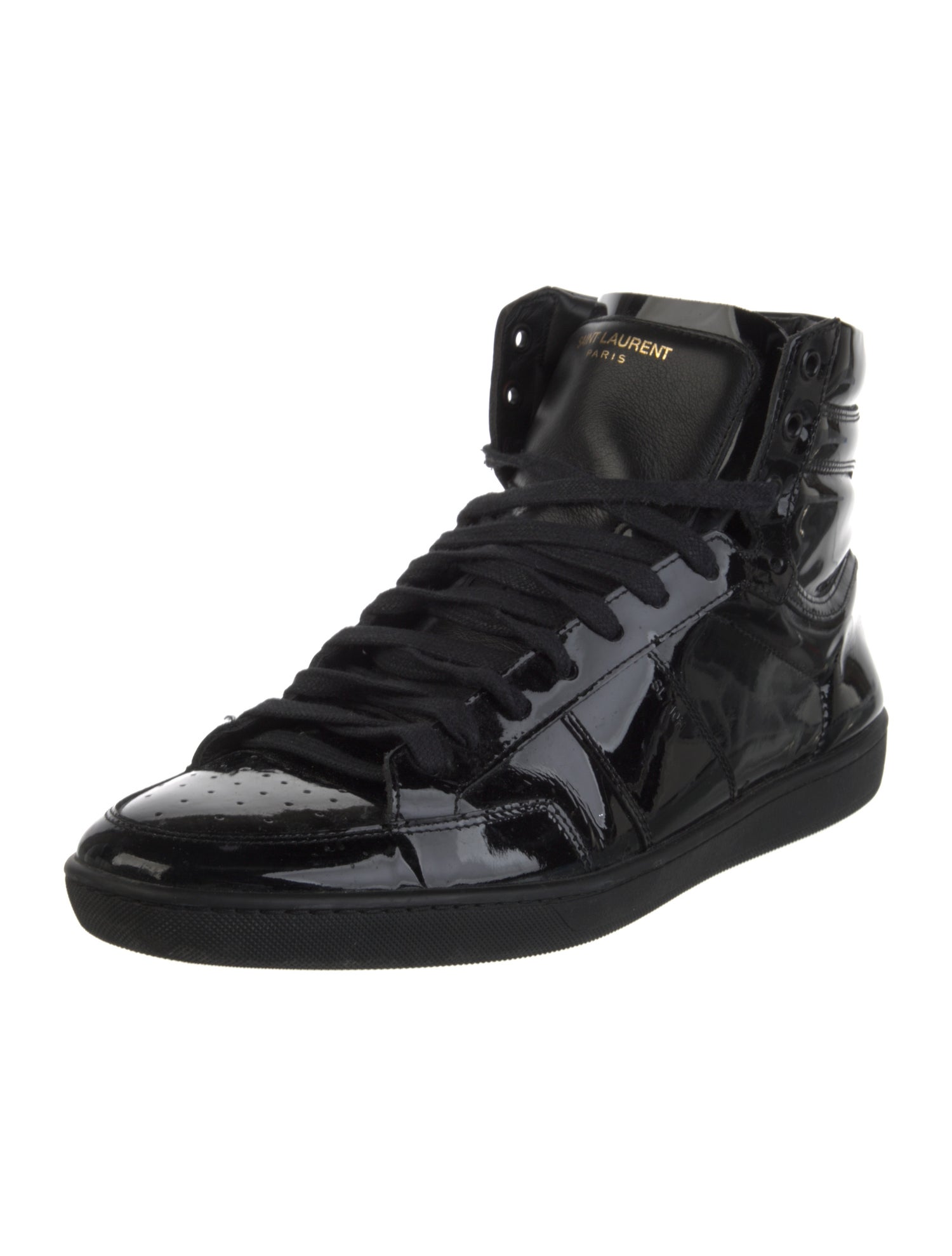 Saint Laurent Patent Leather Sneakers