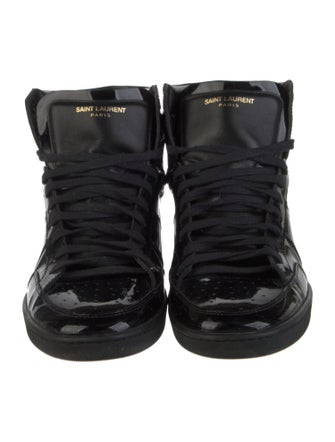 Saint Laurent Patent Leather Sneakers