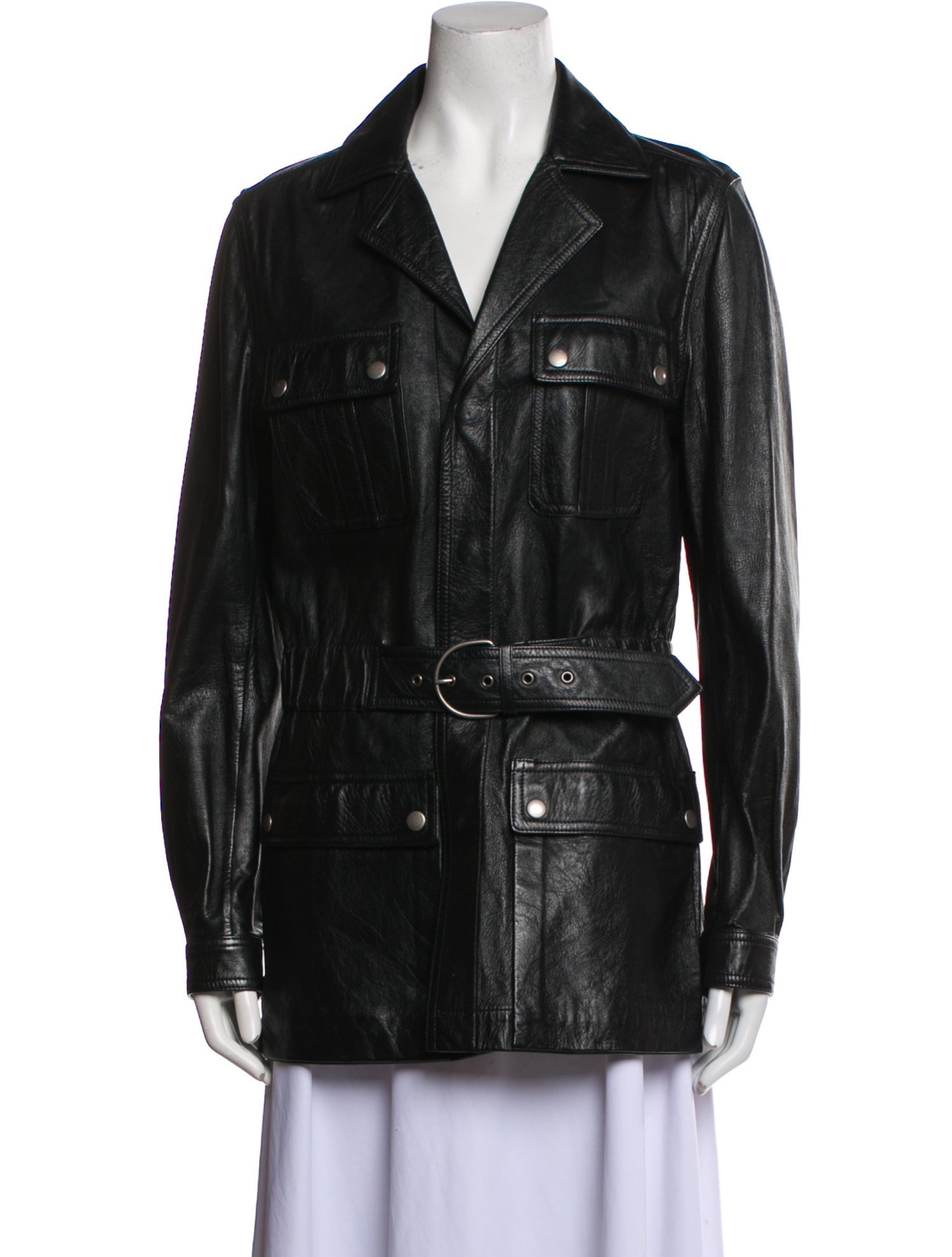 Saint Laurent Lambskin Coat