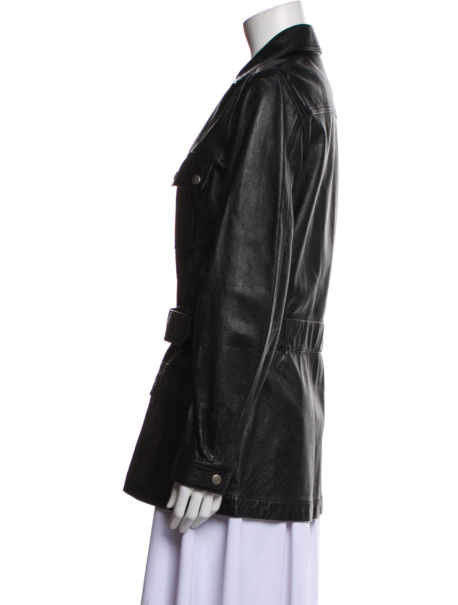 Saint Laurent Lambskin Coat
