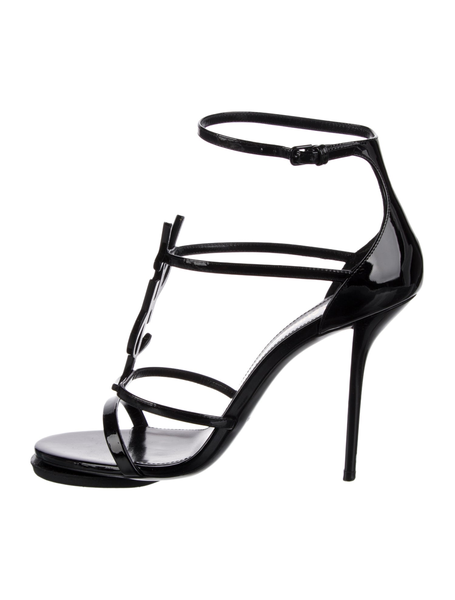 Saint Laurent Patent Leather Sandals