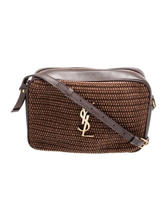 Saint Laurent Raffia Lou Camera