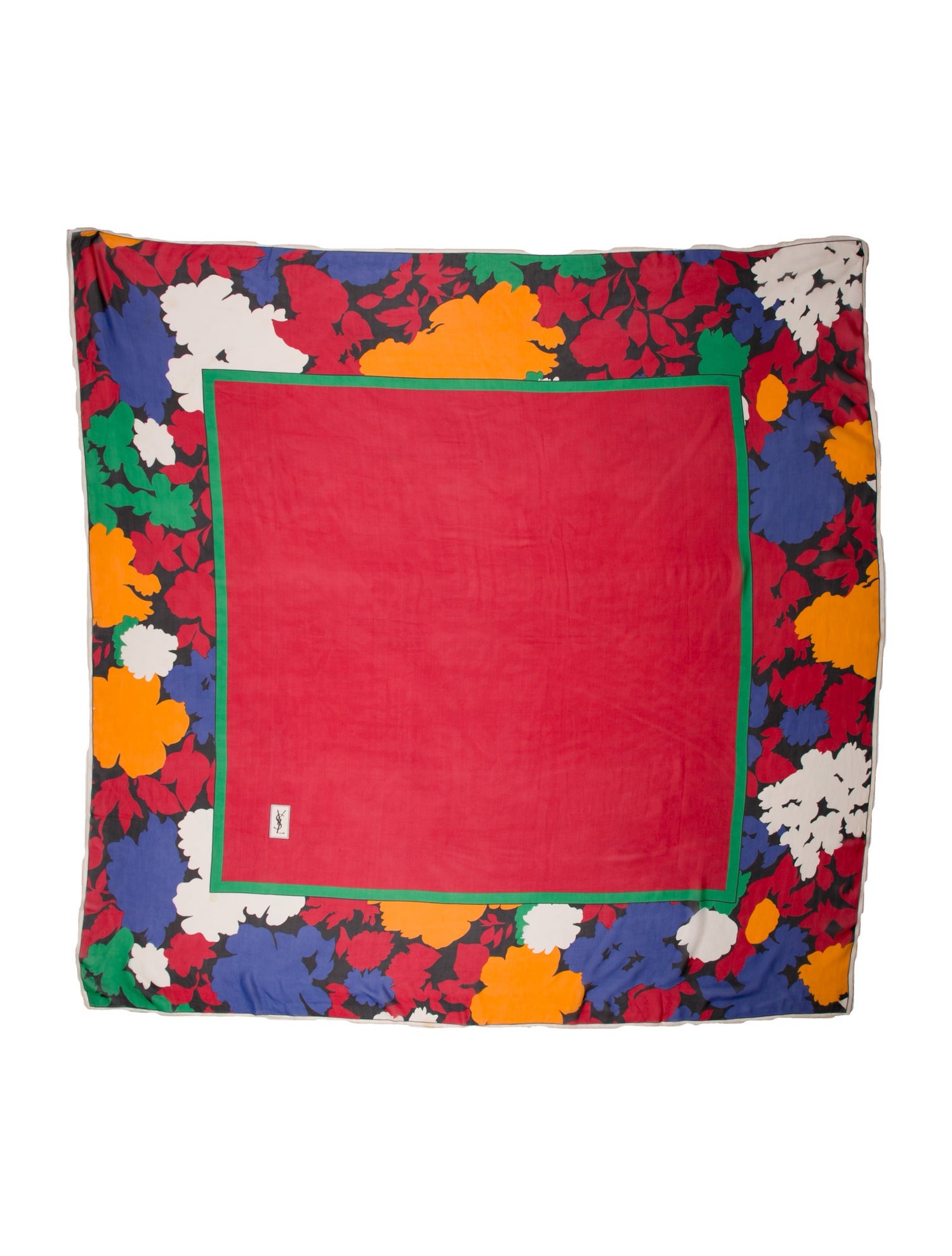 Saint Laurent Silk Printed Scarf