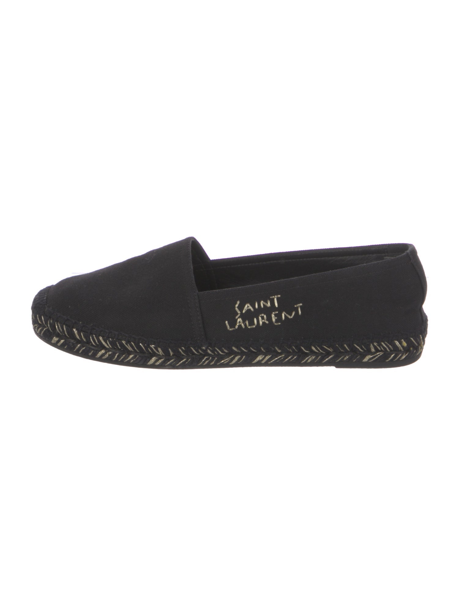 Saint Laurent Canvas Graphic Print Espadrilles