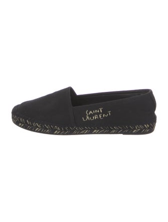 Saint Laurent Canvas Graphic Print Espadrilles