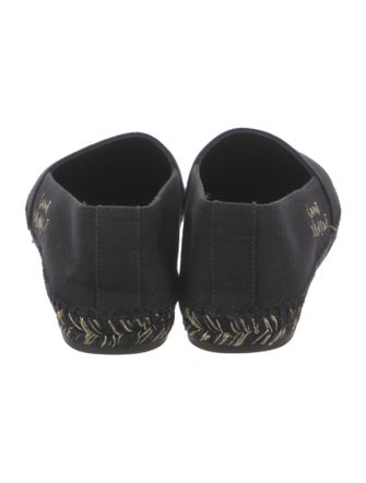 Saint Laurent Canvas Graphic Print Espadrilles