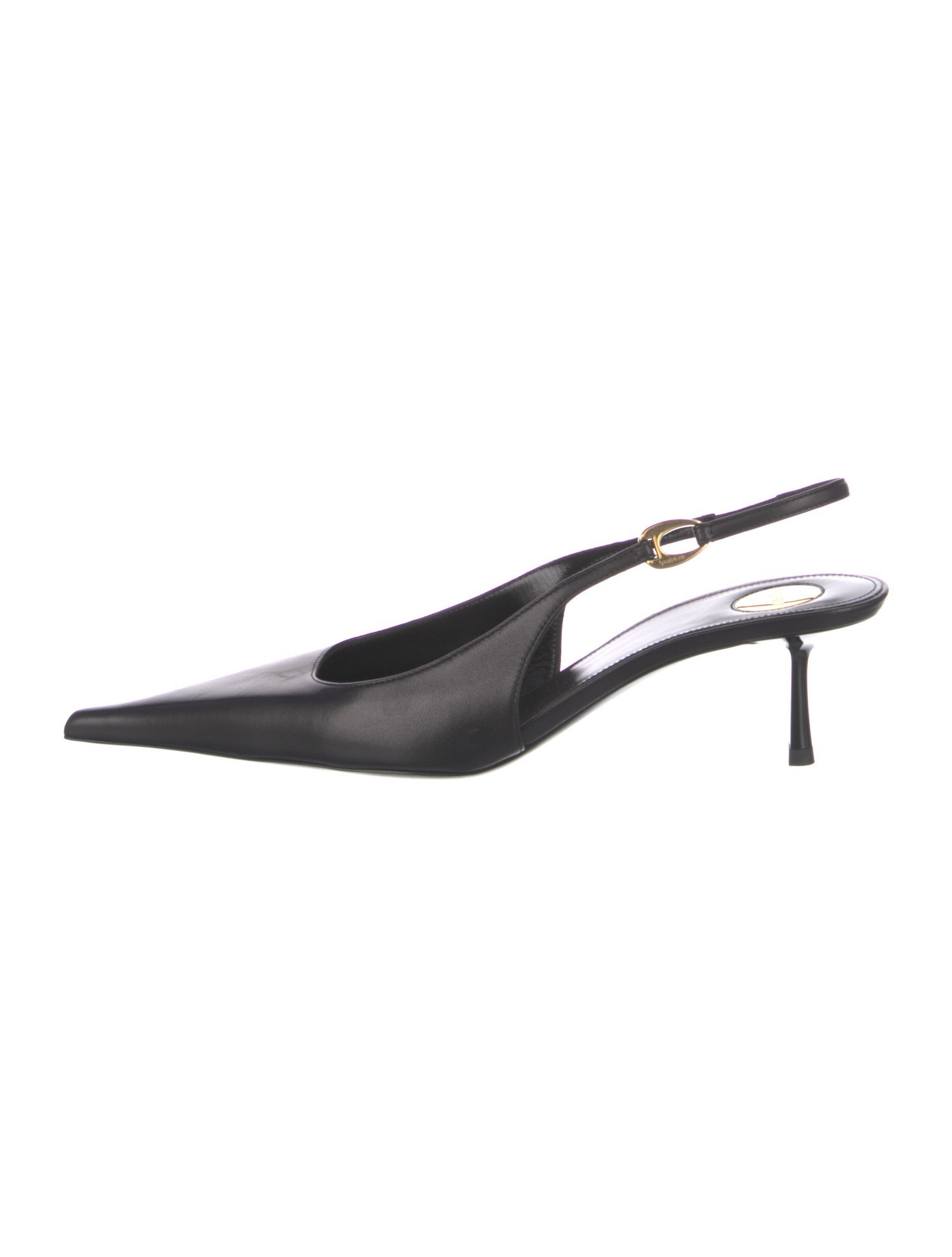 Saint Laurent Leather Slingback Pumps