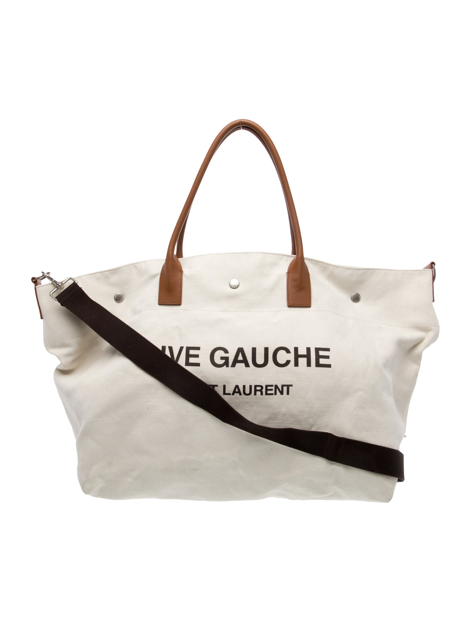 Saint Laurent Canvas Rive Gauche Maxi