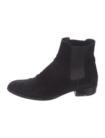 Saint Laurent Suede Chelsea Boots