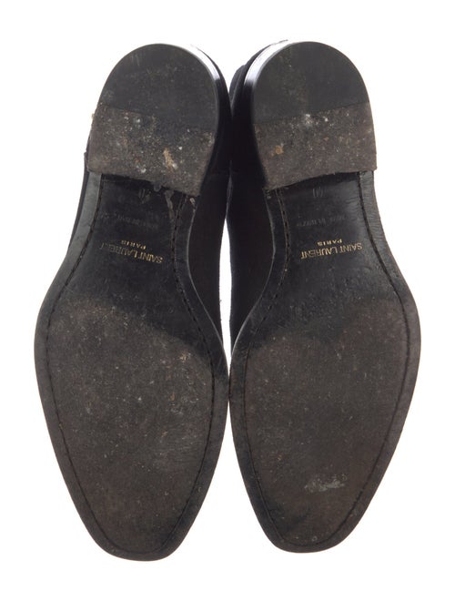 Saint Laurent Suede Chelsea Boots