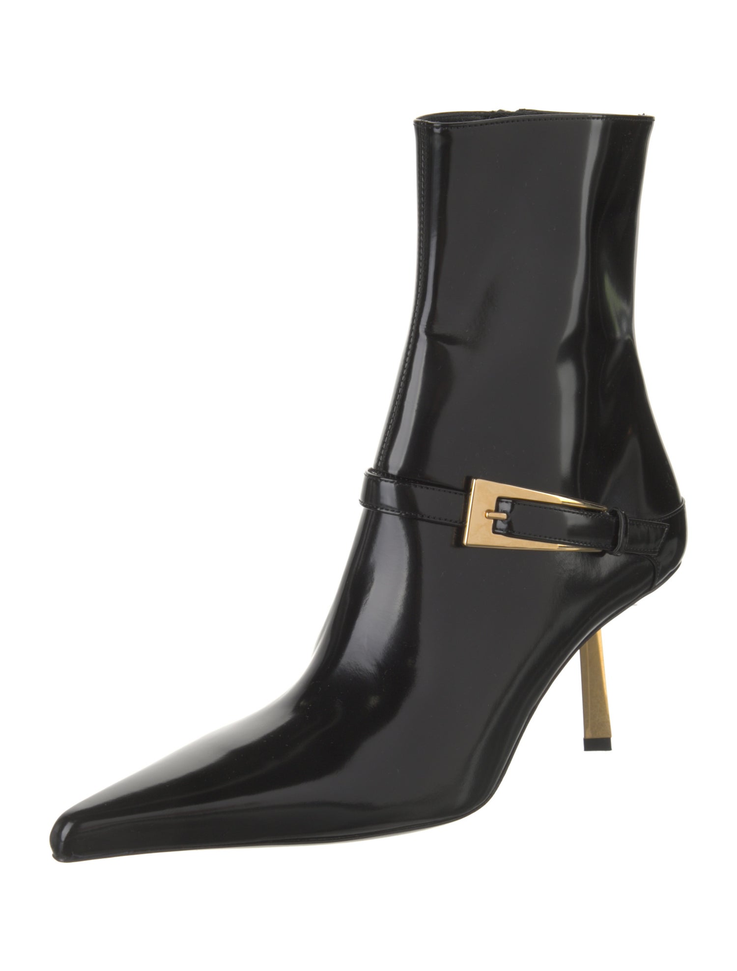 Saint Laurent Patent Leather Rain Boots