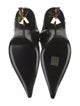 Saint Laurent Patent Leather Rain Boots