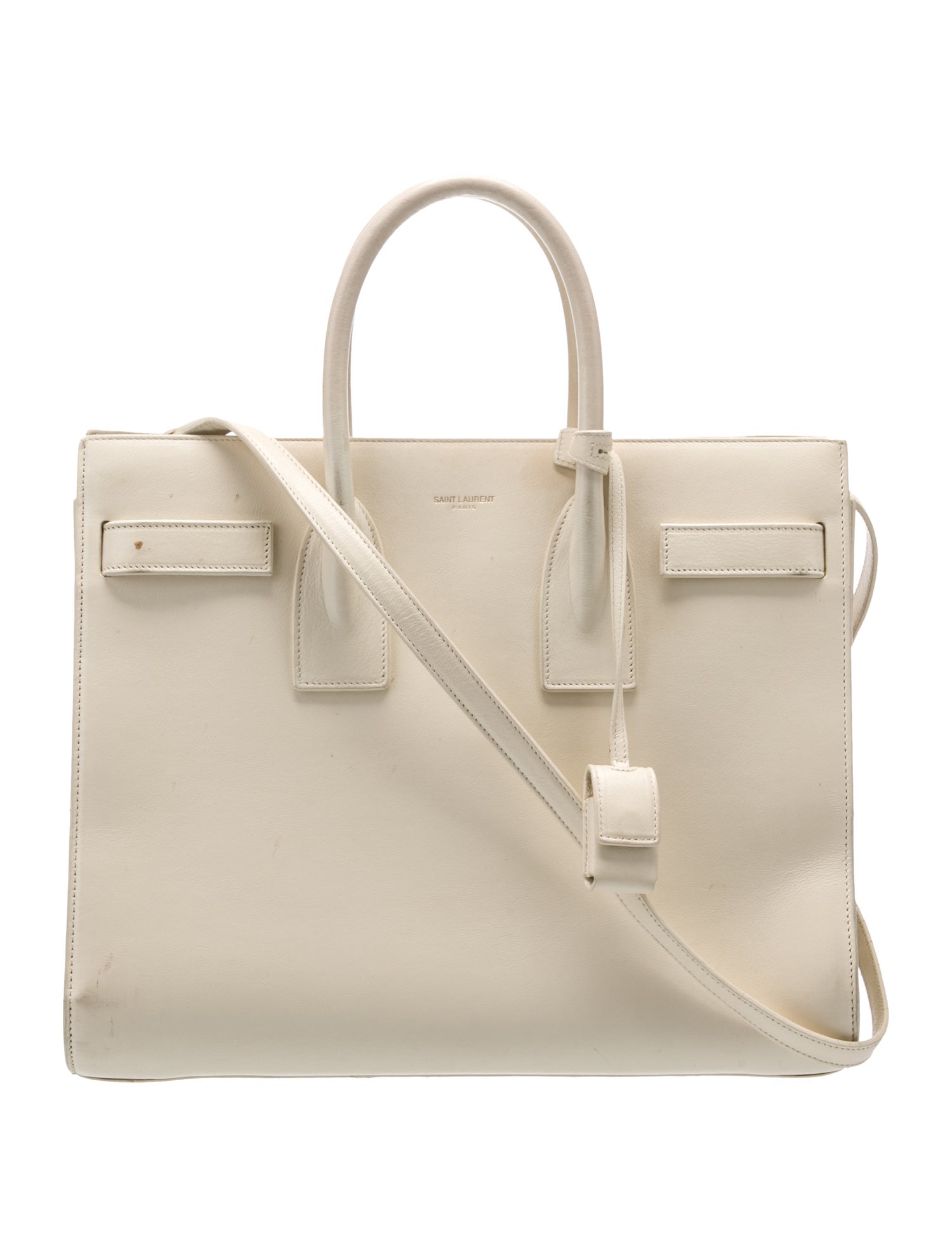 Saint Laurent Leather Sac De Jour Small