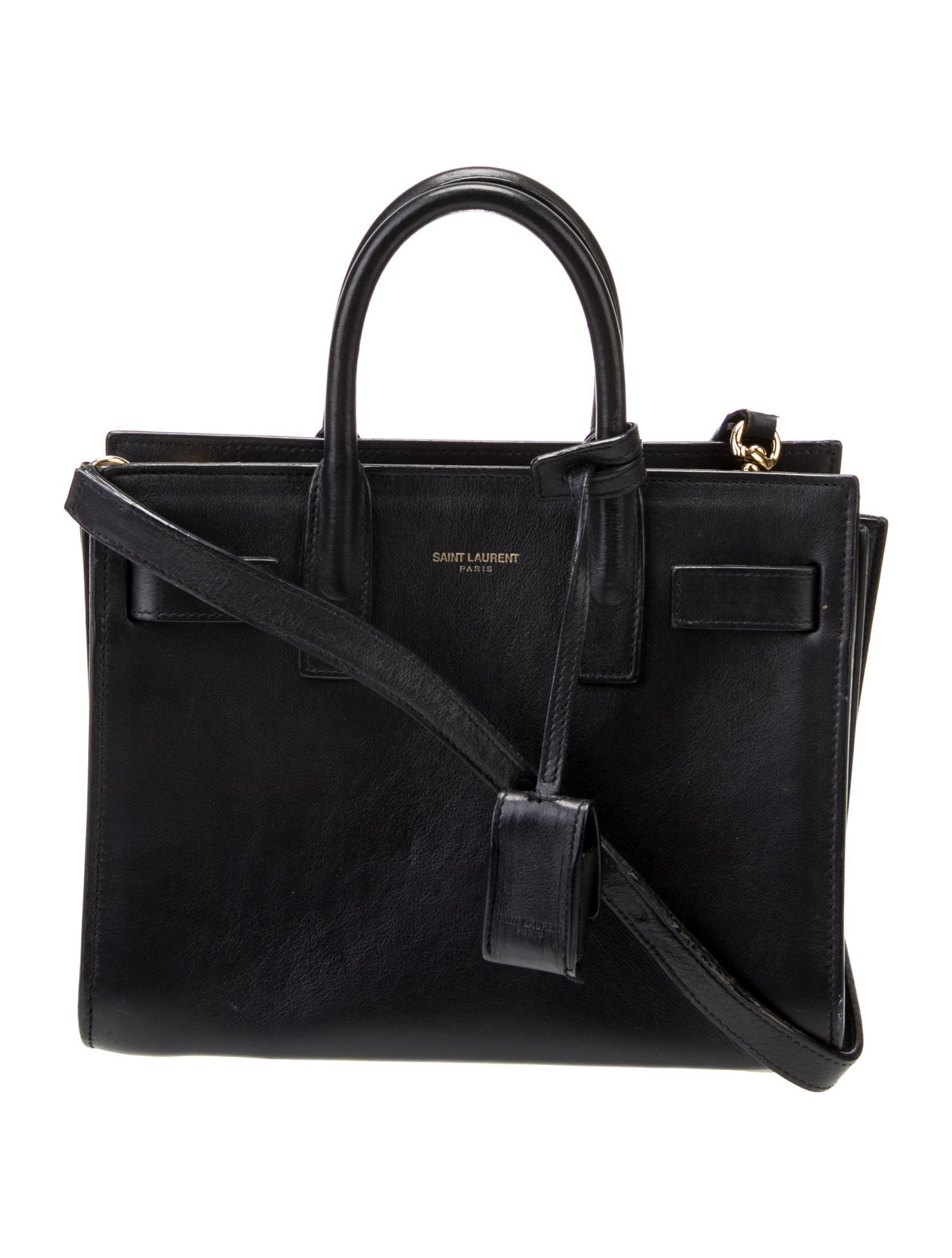 Saint Laurent Leather Sac De Jour Nano