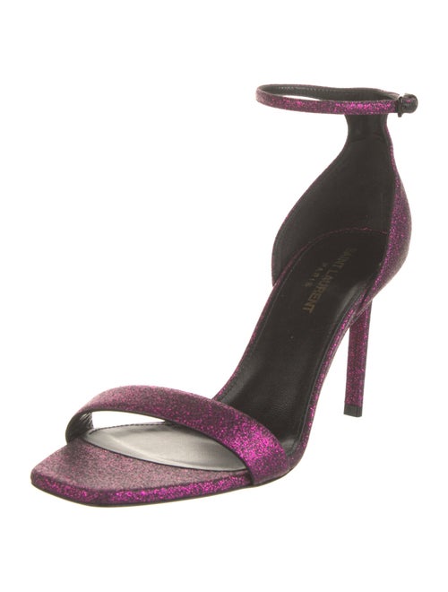 Saint Laurent Glitter Sandals