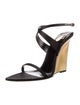 Saint Laurent Salome Leather Sandals