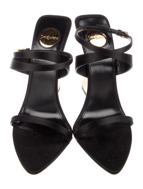 Saint Laurent Salome Leather Sandals