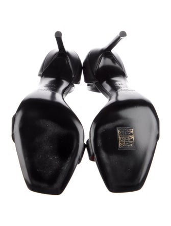 Saint Laurent Amber Leather Sandals