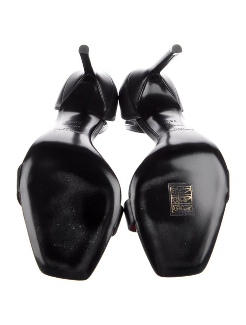 Saint Laurent Amber Leather Sandals