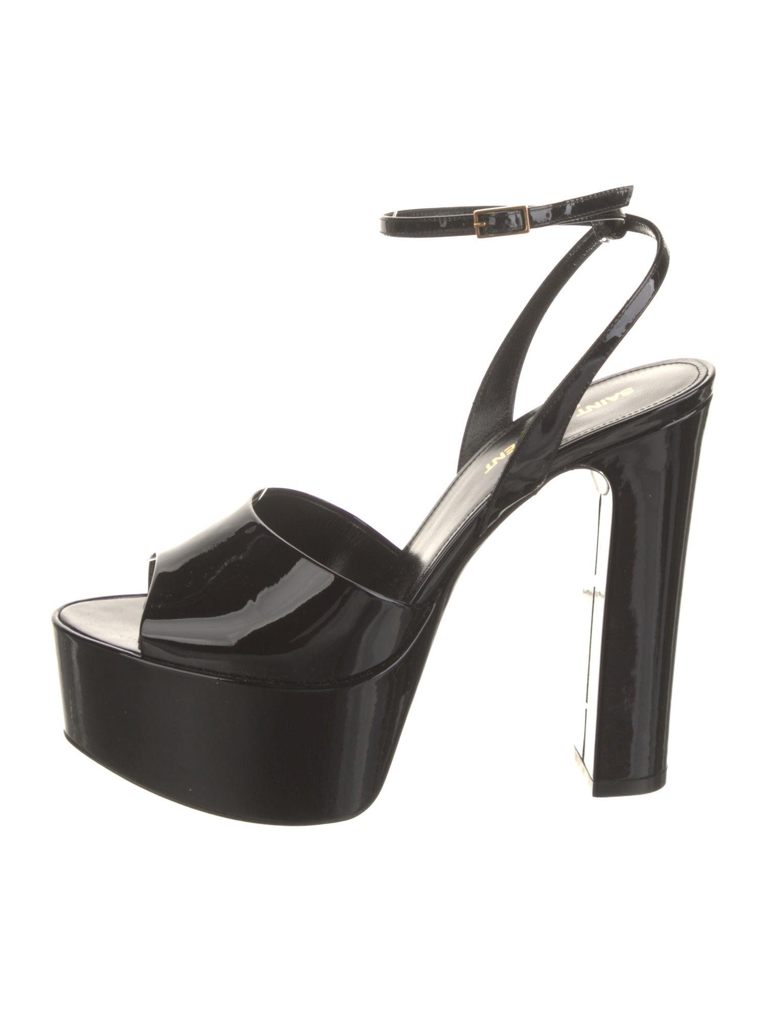 Saint Laurent Patent Leather Slingback Pumps