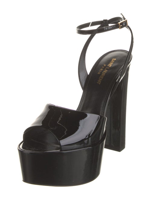Saint Laurent Patent Leather Slingback Pumps