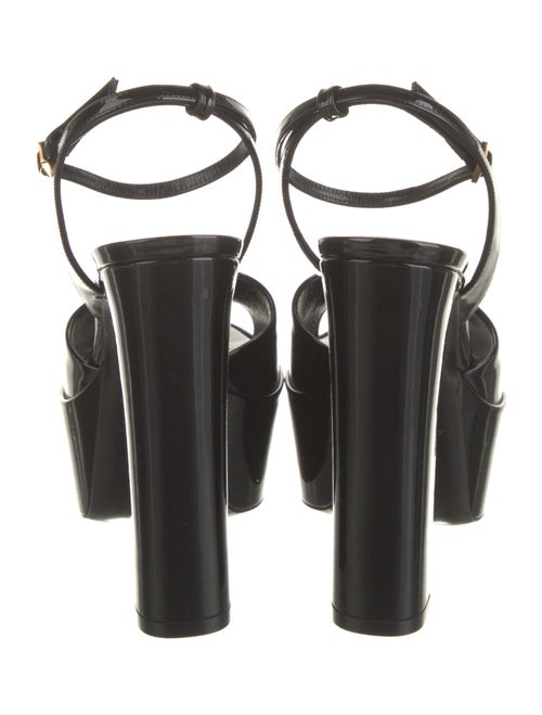 Saint Laurent Patent Leather Slingback Pumps