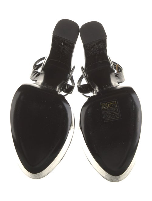 Saint Laurent Patent Leather Slingback Pumps