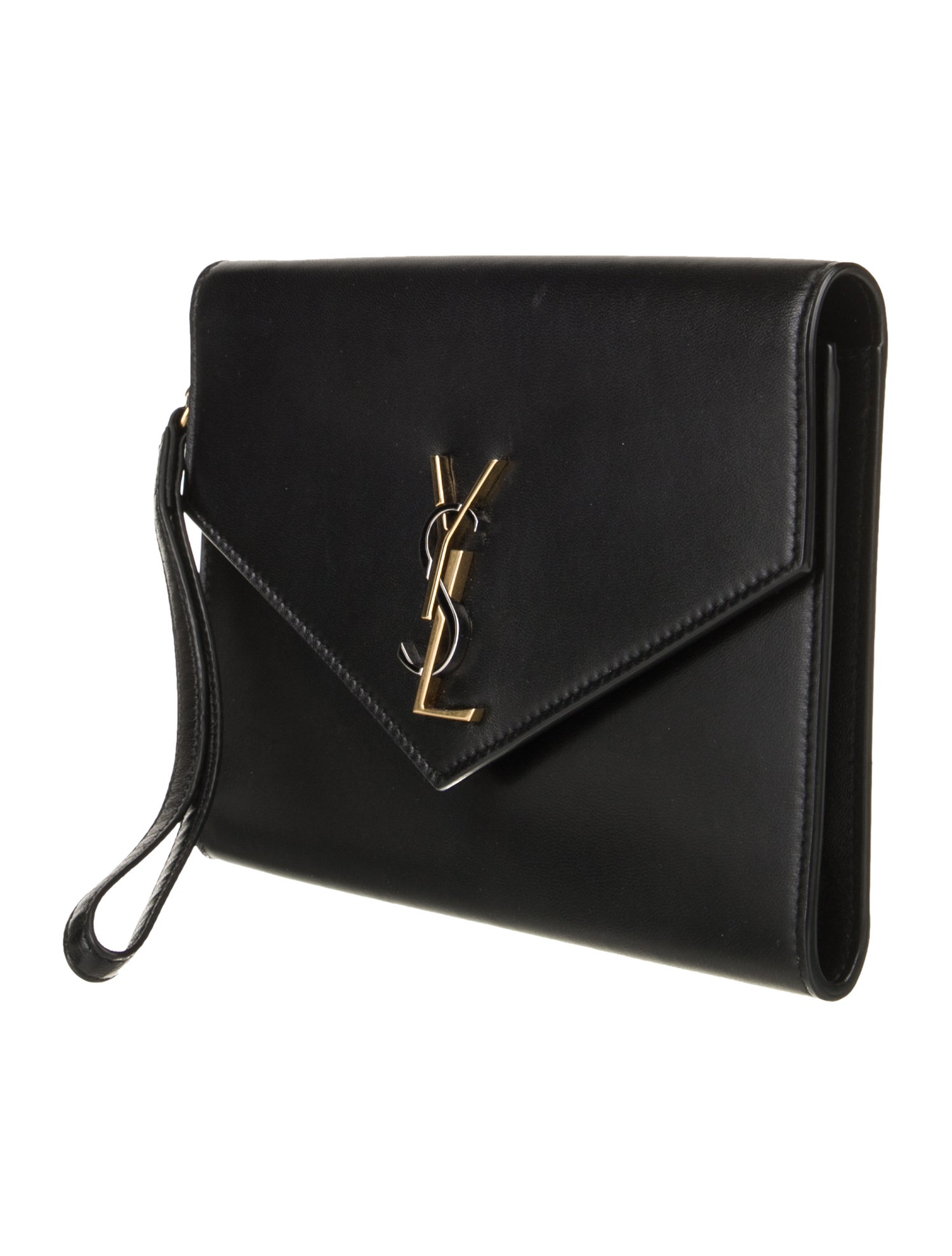 Saint Laurent Leather Cassandre 2023