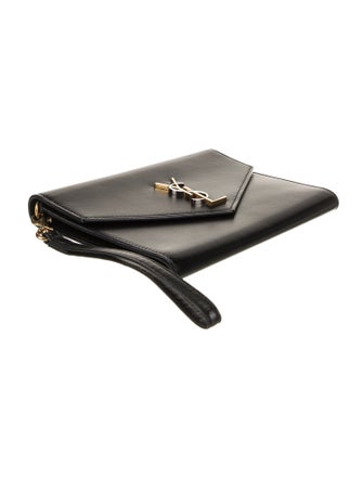 Saint Laurent Leather Cassandre 2023