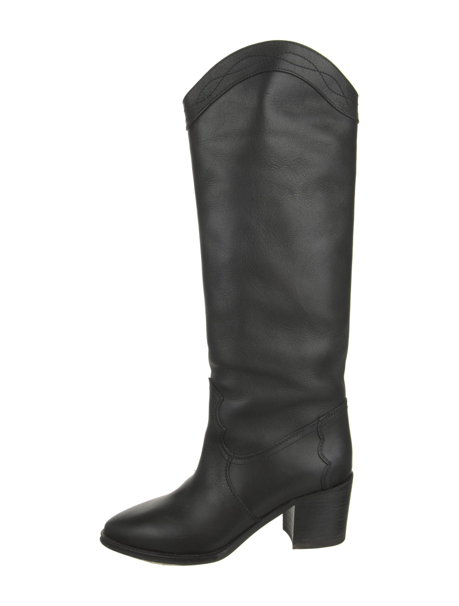 Saint Laurent Leather Riding Boots