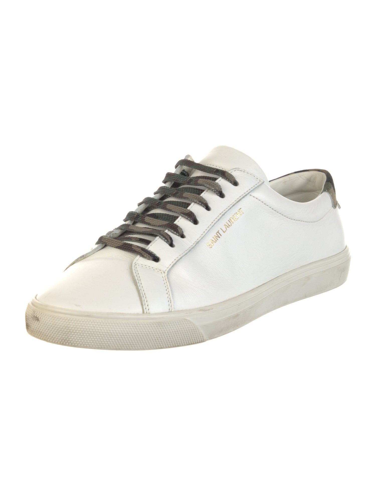 Saint Laurent Leather Sneakers