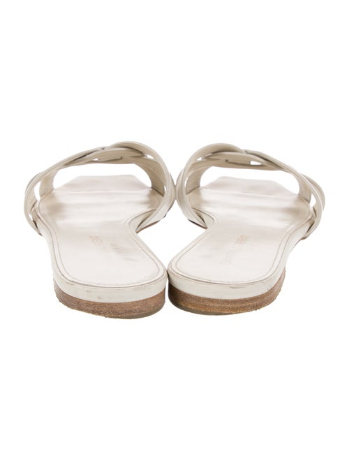 Saint Laurent Leather Slides