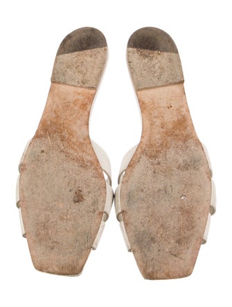 Saint Laurent Leather Slides