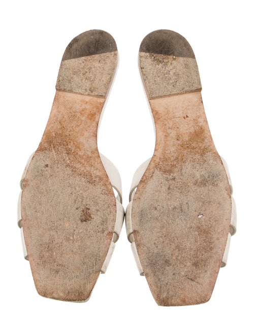 Saint Laurent Leather Slides