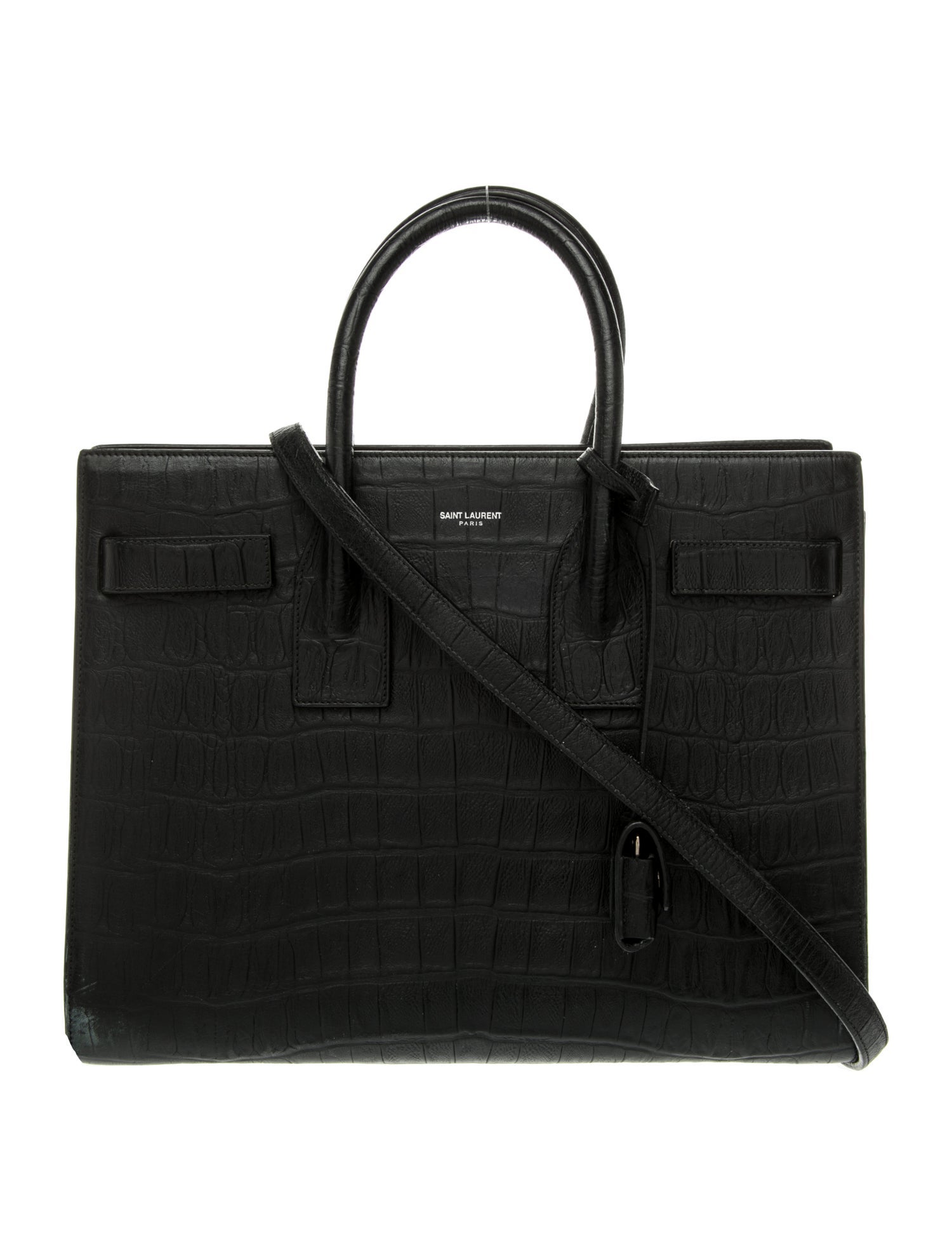 Saint Laurent Leather Sac De Jour Small