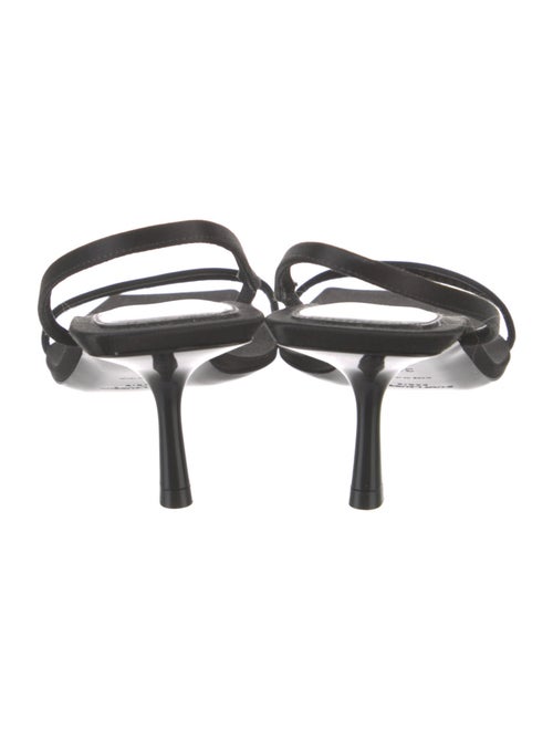 Saint Laurent Satin Slingback Sandals