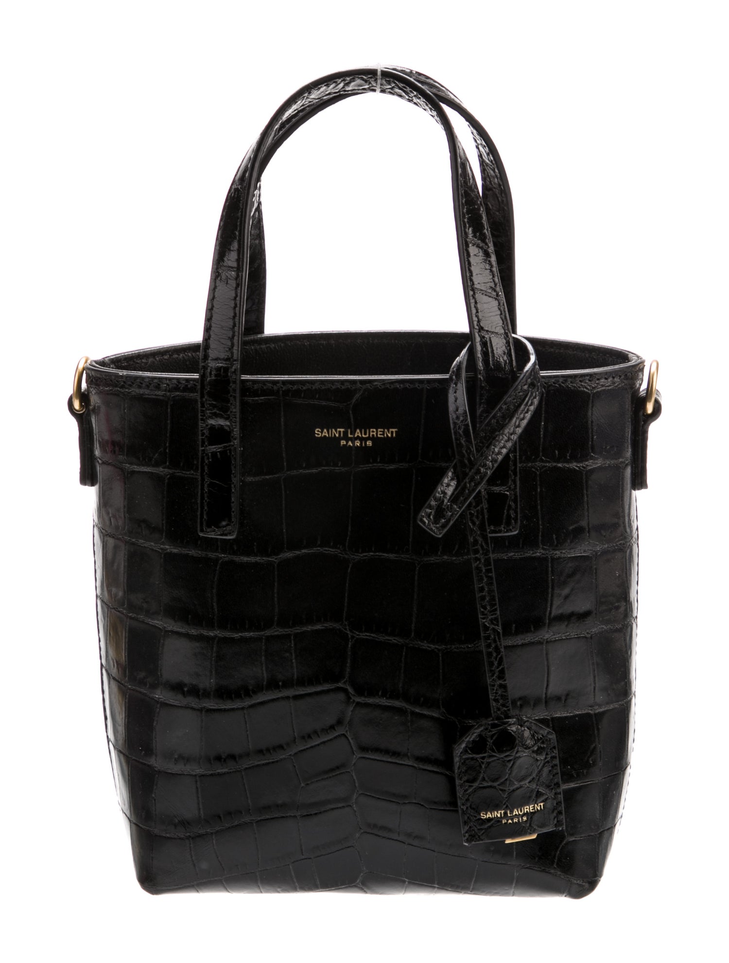 Saint Laurent Embossed Leather Toy Shopping Mini 2023