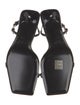 Saint Laurent Satin Slingback Sandals