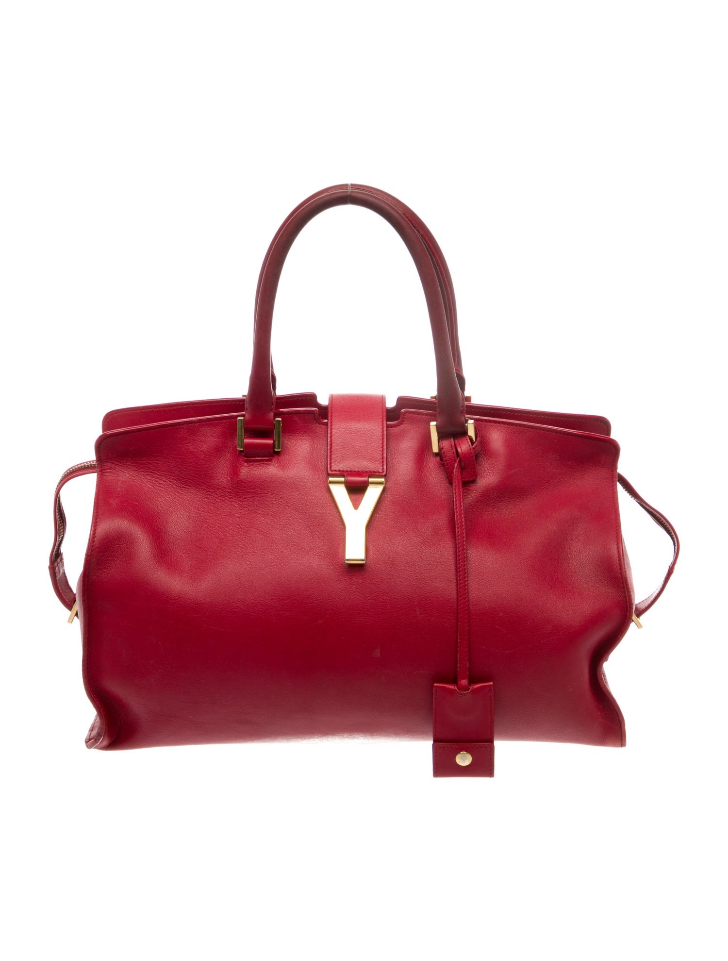 Saint Laurent Leather Y Cabas Large