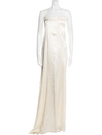 Saint Laurent Silk Long Dress