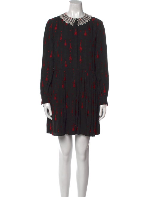 Saint Laurent Printed Mini Dress