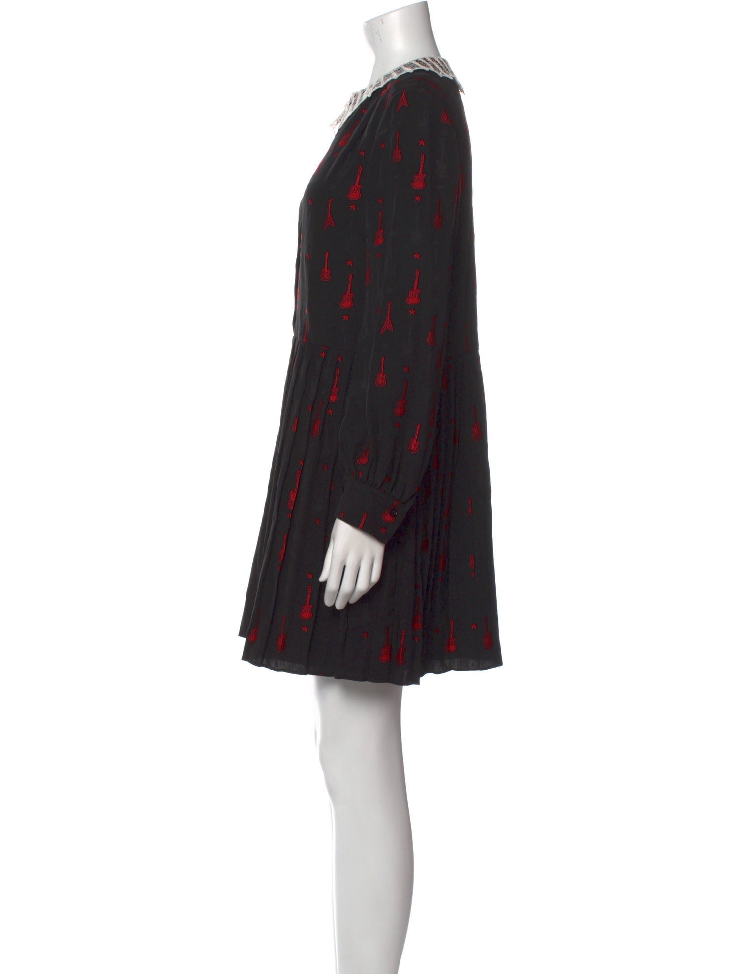 Saint Laurent Printed Mini Dress