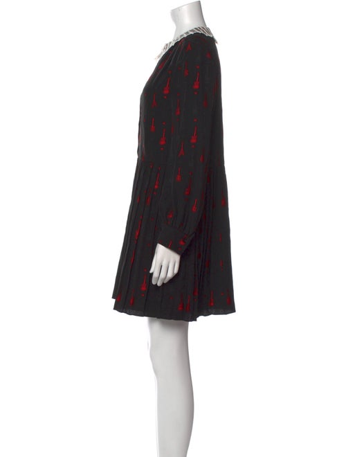 Saint Laurent Printed Mini Dress