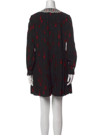 Saint Laurent Printed Mini Dress