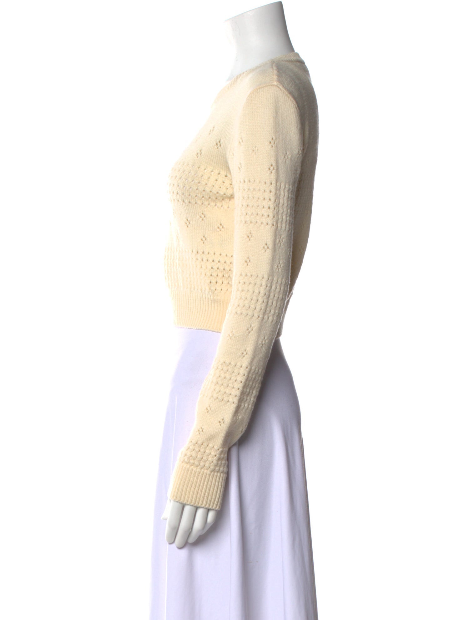 Saint Laurent Wool Crew Neck Sweater